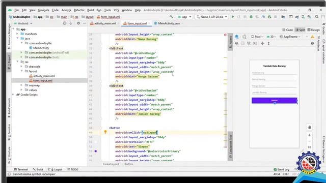 SQLite Insert record | Kuliah Online Universitas STEKOM Semarang смотреть онлайн
