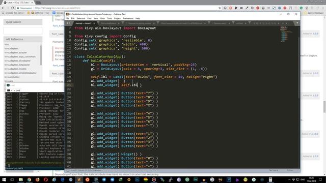 Учим Python Kivy #3 - Пишем калькулятор смотреть онлайн