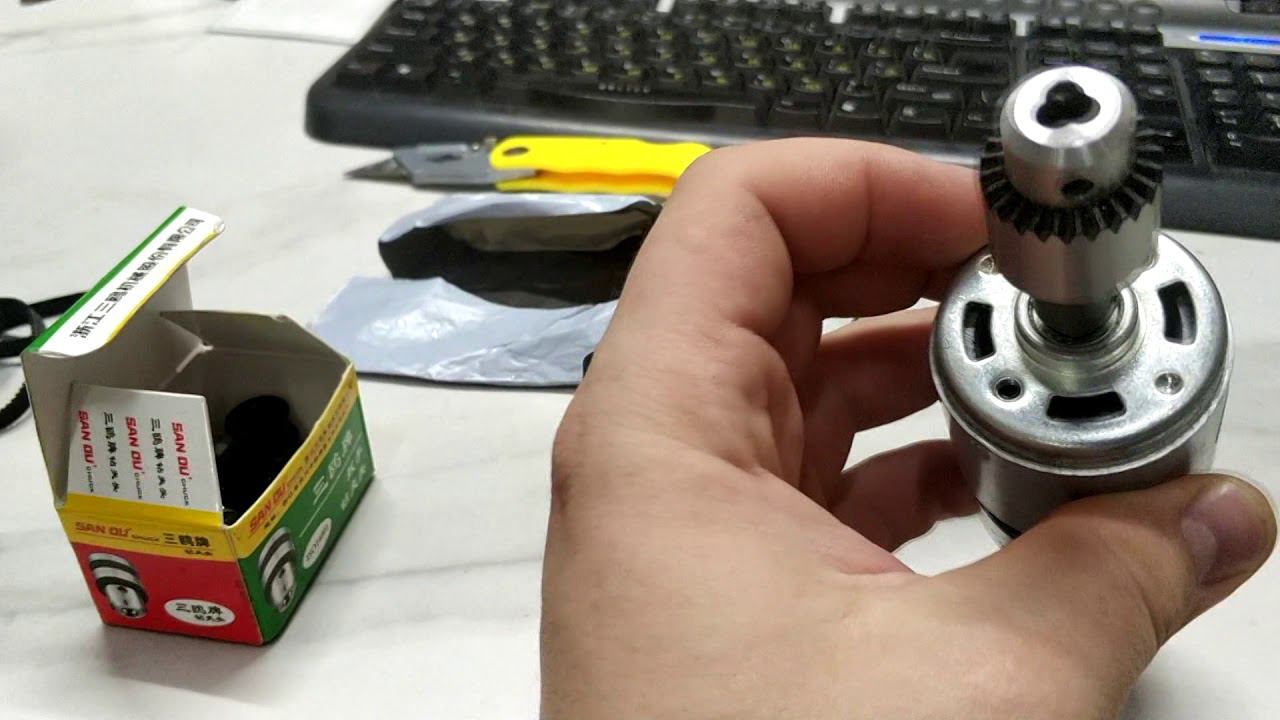 Переходник на патрон 0.3-4мм С диаметром посадки 5 мм. Для 775 двигателя. смотреть онлайн