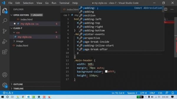 Website Div Container Html | Html CSS Container center | Class #07 Lear Website Section | Html CSS