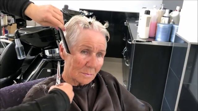 Hairdresser education, Pixie Hair Cut short hair step by step, Hairstyle tutuorial смотреть онлайн