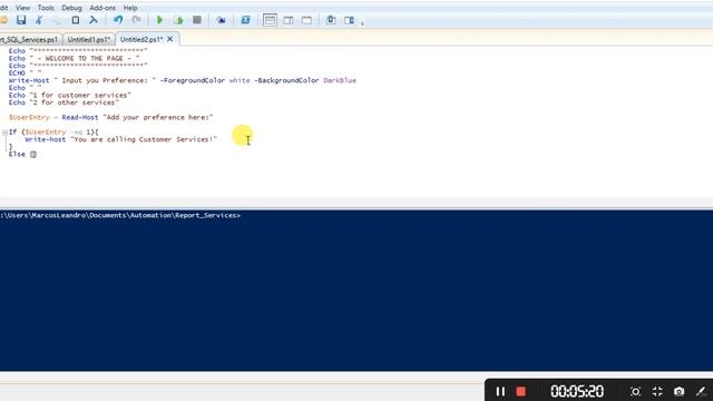 Work with User Inputs on PowerShell смотреть онлайн