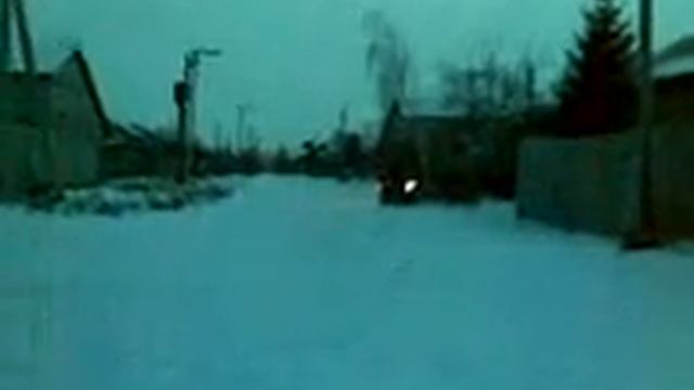 на скутере зимой.3gp смотреть онлайн