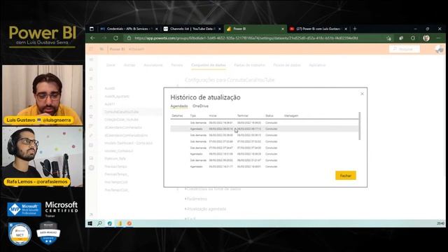 [LIVE] - Consumindo dados do YouTube via API no Power BI смотреть онлайн
