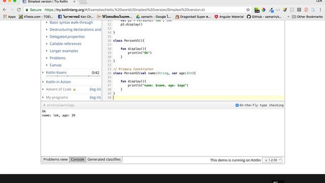 Kotlin Dev : Constructor "Primary" Version смотреть онлайн