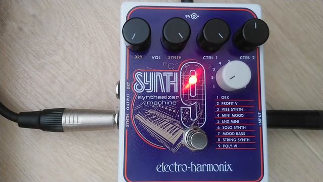 Electro Harmonix Synth 9 Guitar Synth Pedal - 80s pop songs смотреть онлайн