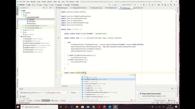Android Development for Beginners: Save Data in a File Output - To Do List App (part 4) смотреть онлайн