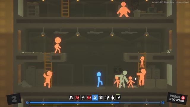 Shocking ENDLESS Waves Of Enemies in Stick It To The Stickman смотреть онлайн