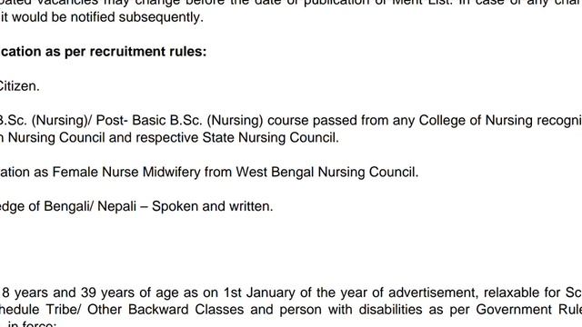 W.B.H.R.B. Staff Nurse grade 2nd vacancy 2022 || West Bengal Health Recruitment Board смотреть онлайн