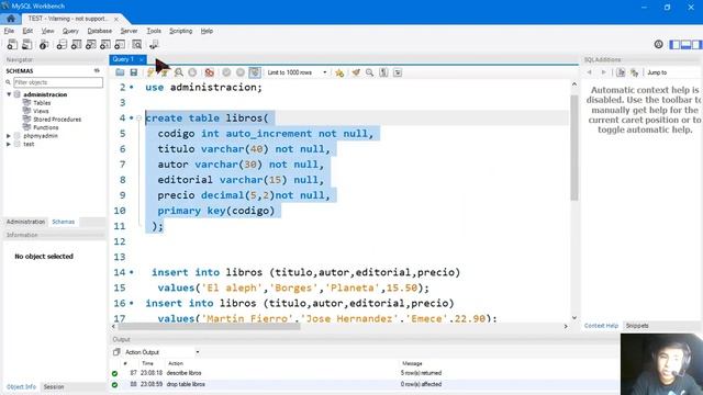 Curso de MySQL #14 II campos (autoincrement null , not null) y truncate en una tabla смотреть онлайн