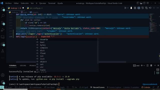 13 FastApi, autenticacion смотреть онлайн