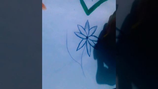 How to draw beatiful flower? Как рисовать цветочек?? смотреть онлайн