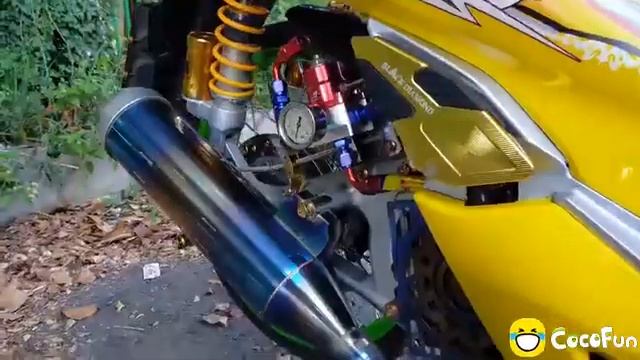 modifikasi PCX kuning смотреть онлайн