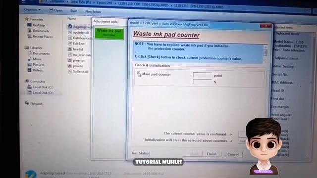 Printer Epson L210, L110, L300, L350, L355 Lampu Tinta dan Kertas Berkedip Bergantian смотреть онлайн