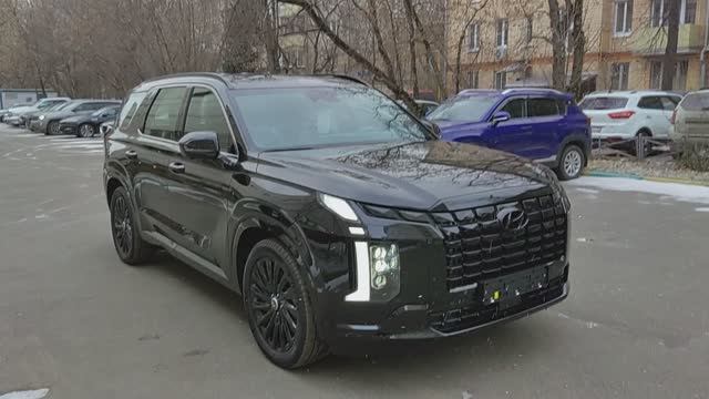 Новый с завода ХЕНДЭ ПАЛИСАД 2023г.в./HYUNDAI PALISADE 4WD CALLIGRAPHY Black Edition 7 мест в Москве смотреть онлайн