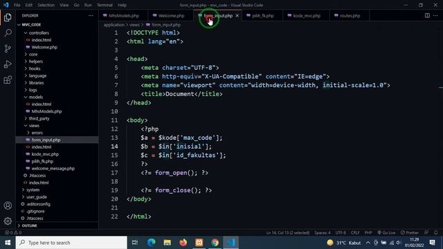 PHP CI - Membuat kode otomatis berdasarkan fakultas смотреть онлайн