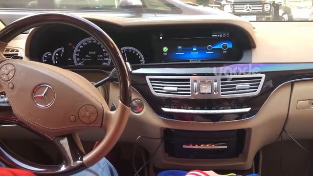Merceds Benz S Android Screen Display Upgrade | Benz S W221 S300 S350 S400 S450 S500 S550 | Ugode смотреть онлайн