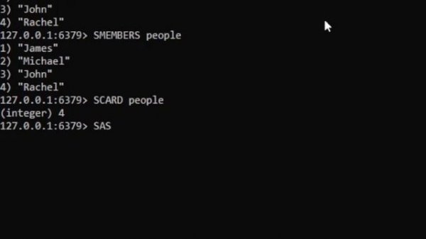 Основные команды в REDIS