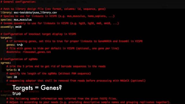 MAGeCK-VISPR 2: Pipeline Configuration