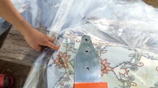 Паяю полиэтиленовую пленку утюгом для полипропиленовых труб! смотреть онлайн