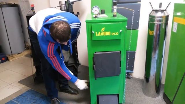 Установка ТЭНа в котел Lavoro ECO C16 смотреть онлайн