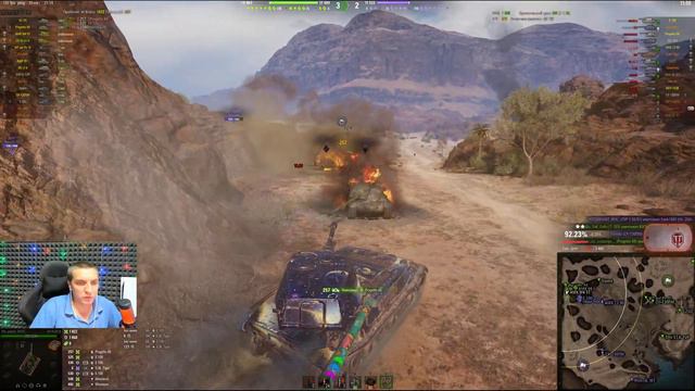 КАК ВЗЯТЬ 3 ОТМЕТКИ ПЯТЫЙ СТРИМ (Старт 92.2%) World of Tanks смотреть онлайн