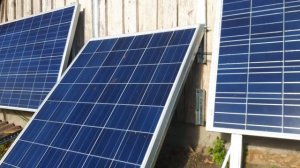 Солнечные батареи - как крепить и регулировать. Простой вариант крепления моих солнечных панелей.