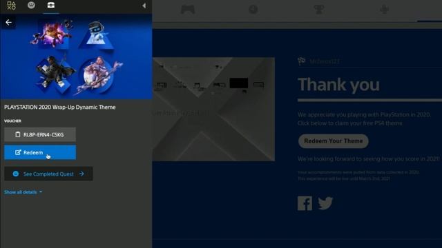 PlayStation Wrap-Up 2020 Dynamic Theme [FREE!!!] - How To Download Theme??? & How To See Stats??? смотреть онлайн
