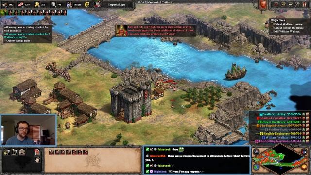 Age of Empires 2 Definitive Edition - Edward Longshanks "Hammer Of The Scots" | Hard Playthrough смотреть онлайн