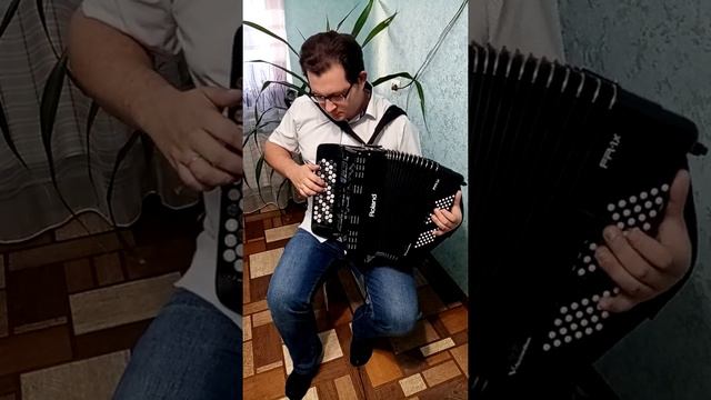 "Семь - сорок" на цифровом электробаяне Roland fr-1xb смотреть онлайн