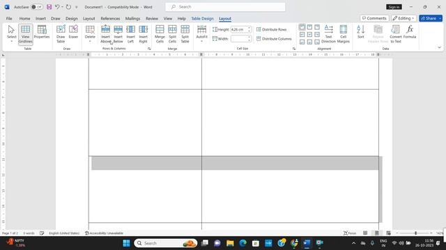 Class#9 How To Create Table In Microsoft Word ||   #excel Spreadsheet.