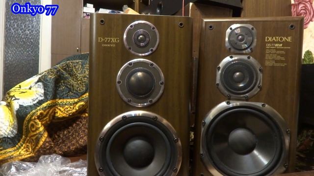 Diatone 77 против Onkyo 77 , звук смотреть онлайн