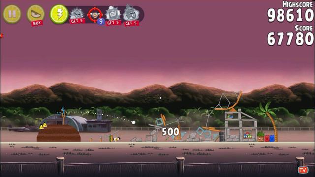 Angry Birds Rio - Part 20 Airfield Chase level 26-30 Three Star GAME Walkthrough смотреть онлайн