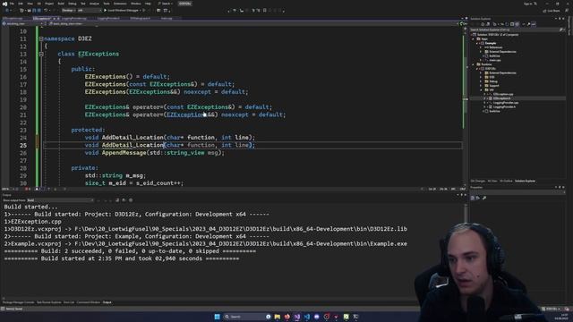 Logging & Exceptions | Reworking D3D12Ez to a Framework смотреть онлайн