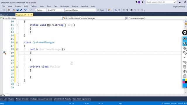 Access Modifiers:Private,Protected,Internal,Public-C# ve .NET Mülakatlarından En ÖndeGeçmeTeknikler смотреть онлайн