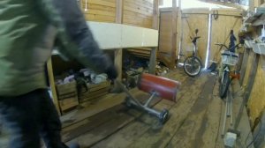 Снегоуборщик электрический из гироскутера