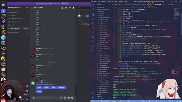 Ep. 21- Node/Discordjs Mmorpg bot смотреть онлайн