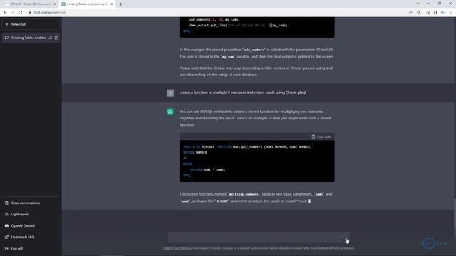 OpenAI ChatGPT and Oracle APEX Generating Code | Contents Generation using ChatGTP смотреть онлайн