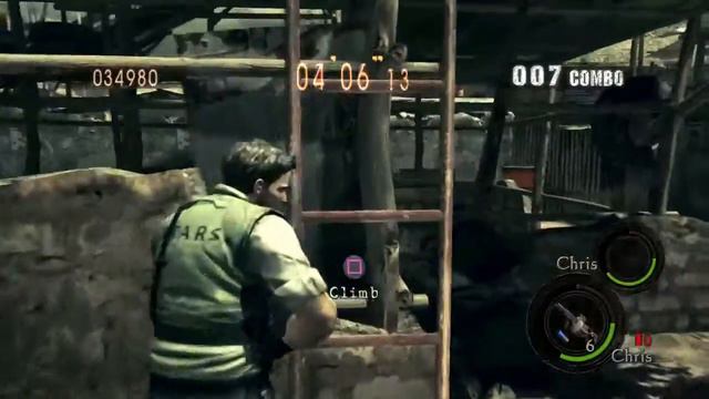Resident Evil 5 Mercenaries duo grenade launcher only Chris STARS X2 Public Assembly 83930 смотреть онлайн