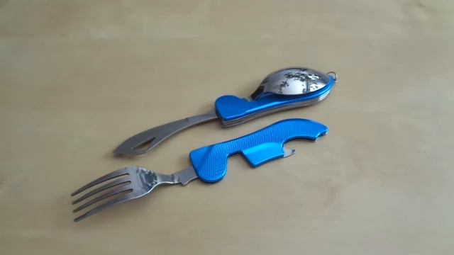 4 in 1 foldable tableware fork/spoon/knife/bottle opener смотреть онлайн