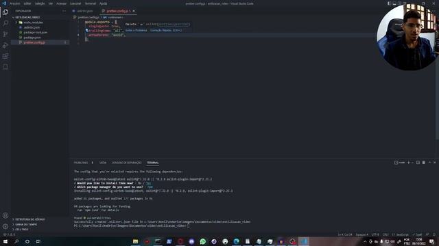 [Eslint] - Como CONFIGURAR o ESLINT e o PRETTIER no NodeJS - PASSO A PASSO смотреть онлайн