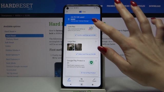 How to Erase Temporary Files in Nokia 8.3 - Clean Storage смотреть онлайн