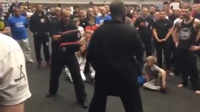 Michael Jai White Live Fighting Demo - Falcon Rising