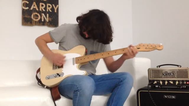 Fender telecaster replica with Jess loureiro pickups смотреть онлайн