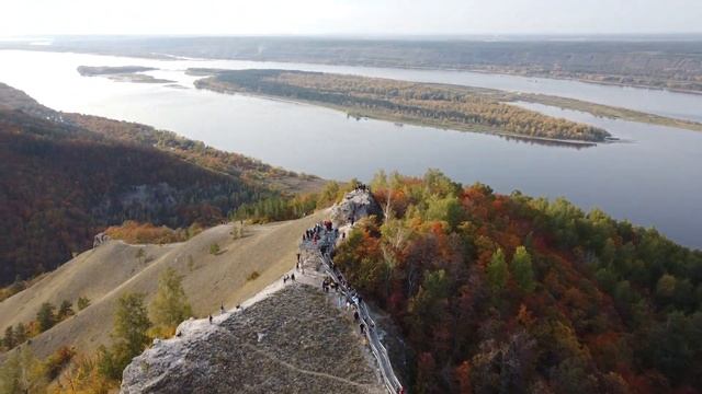 Гора Стрельная в Самарской области. Сентябрь 2020. смотреть онлайн