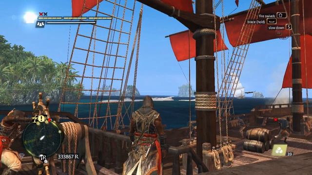 Assassin's Creed IV: Black Flag - Pirate Hunter Brig + Adéwalé (Free Roaming) MOD смотреть онлайн