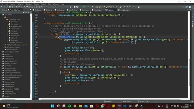 Arkanoid utilizando JAVA y JSON смотреть онлайн