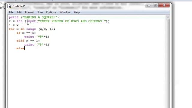 How to create Square in Python? | Without Turtle | Python Programming | Learning PYTHON смотреть онлайн