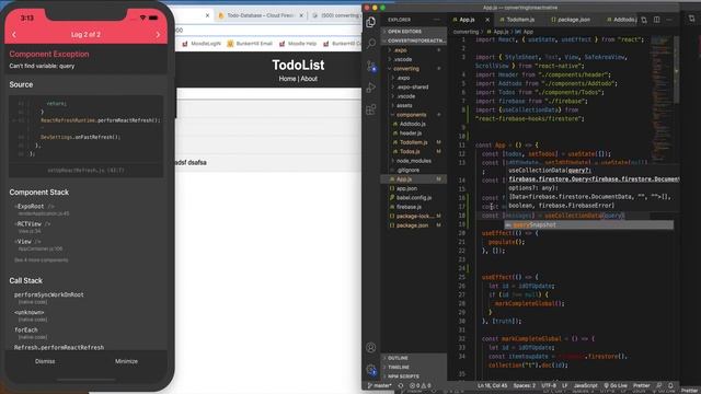 React Native Firebase App Listening to the Database смотреть онлайн