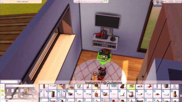 Modern House | The Sims 4 | Speed Build | CC | Quillesims | #25 смотреть онлайн